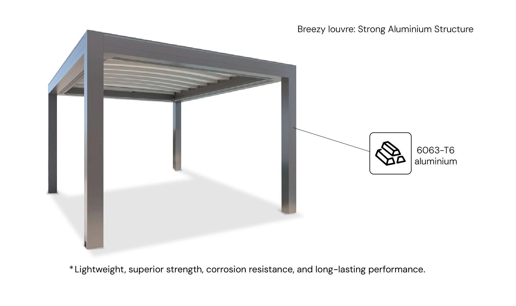 Engineering blueprint displaying the interior cross-section and thickness profile of the heavy-duty aluminum frame extrusion.