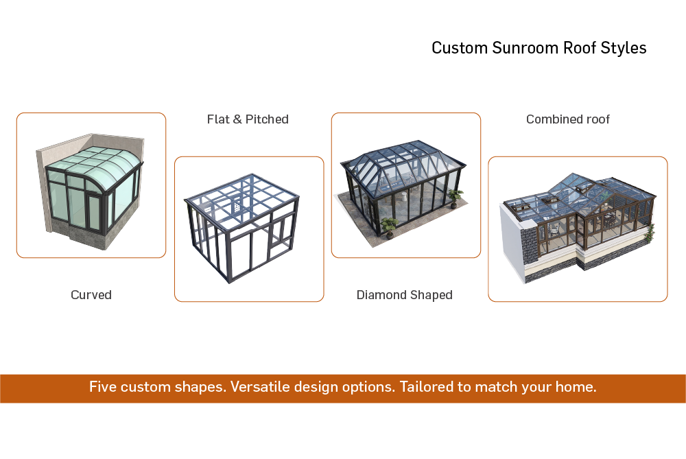 Custom Sunroom Roof Styles