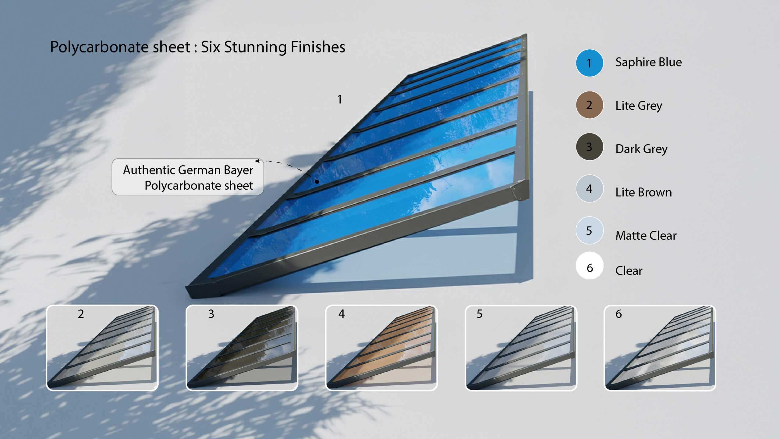 Six Stunning Finishes: Our Premium Color Palette